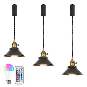 3�Z�b�g �y���_���g���C�g �d���F�{11�FRGB �݂艺�����C�g �_�N�g���[���� ���C�e�B���O���[���p �R�[�h100cm ���[�R�b�v�t�� �����R���� �^�C�}�[�@�\ ���[�h�ւ��� �Ɠx���� RGB�d���t