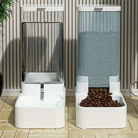 自動給水器 自動給餌器 セット ボウル 猫 水飲み 猫 犬用 水飲み器 猫自動餌やり機 自動給餌器 猫 水 給食 ペットボトル ペットボウル 取り外し可能 お留守番可能 清潔便利 ペット用品