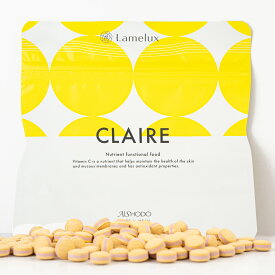 ★期間限定レビュープレゼント★【QVC紹介商品・藤本スバル初監修】Lamelux Claire 栄養機能食品 藤本スバル×愛粧堂 ラメラックスクレール ビタミンC 植物由来の美容サポート成分「ROSE CRYSTA®-70」バラ花びら抽出物 ビタミンB2配合 GMP認定工場