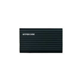 【送料無料】HyperDisk 外付けSSD ポータブルSSD TypeC 最大1000MB/s PS4/PS5対応 USB 3.2 Gen2 1TB ブラック