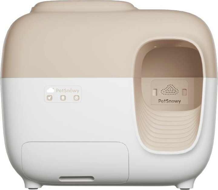 楽天市場】【送料無料】PetSnowy 全自動猫 トイレ 猫ちゃんに心地よい  