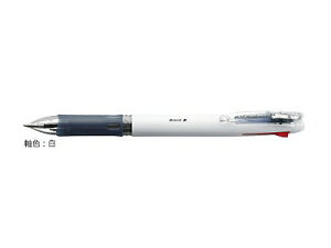 油性ボールペン クリップ-オン スリム 4C [黒/赤/青/緑] 0.7mm 白 B4A5-W