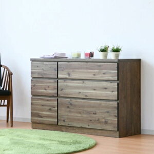 タンス おしゃれ シンプル 日本製 幅120cm 完成品 チェスト ブラウン 無垢 国産 収納 3段 収納box ボックス ハイタイプ 洋服収納 衣類 ラック 組立不要 家具