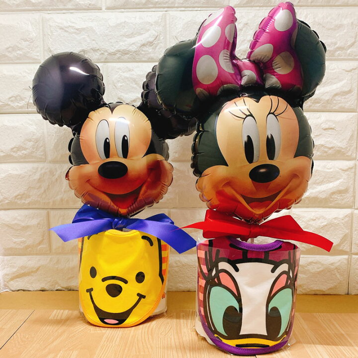 楽天市場 おむつケーキ ディズニー 男の子 女の子 双子 出産祝い オムツケーキ ミッキー ミニー ドナルド デイジー かわいい パンパース スタイ ベビーギフト バルーン ベビーギフト スタイ 出産祝い 家具 雑貨のお店aisora