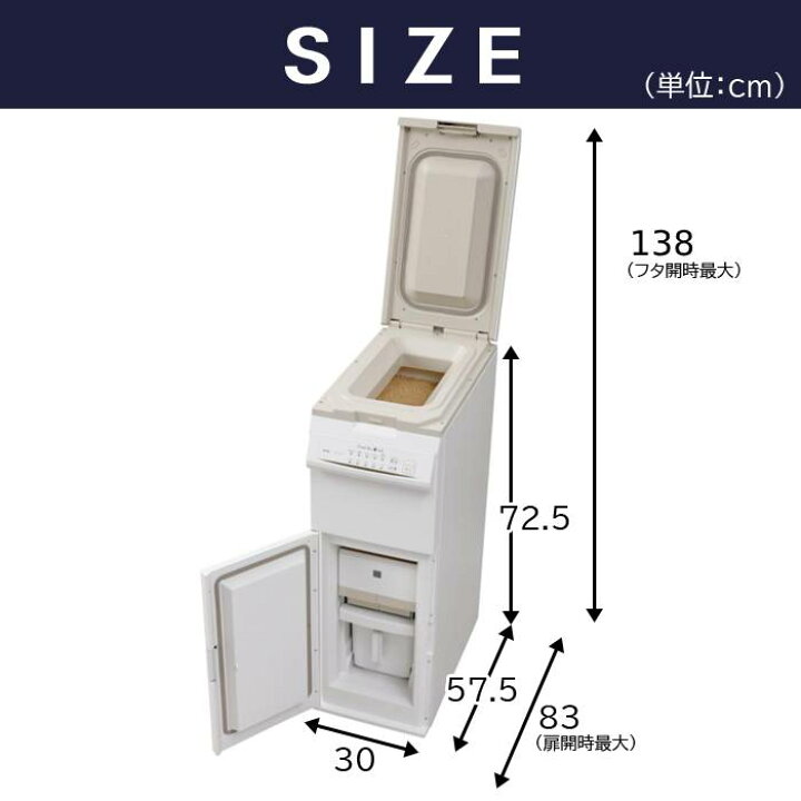 楽天市場】米びつ 保冷米びつ 保冷 20kg 精米 米とぎ 玄米 エムケー 