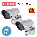 【 P5倍★対象商品限定 】7/18★0時～24H！ 【 1個あたり890円 】 防犯カメラ ダミー 屋外 ダミーカメラ 2台セット LED 角度調節 防犯カメラ ダミー 屋外 2個セット 屋内 防犯カメラ ダミー 光 点滅 威嚇 電池式 常時点滅 リアル ダミー防犯カメラ 監視カメラ セキュリティー