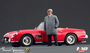 SF Scale Figures 1/18 GcHEtF[ R[gp RXgN^[ tBMA Konstrukteursfigur ENZO FERRARI im Mantel ~jJ[͕t܂B