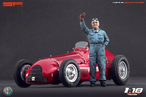SF Scale Figures 1/18 jmEt@[i [VOhCo[ tBMA At@I Rennfahrerfigur NINO FARINA ~jJ[͕t܂B