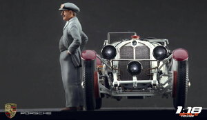 SF Scale Figures 1/18 tFfBih |VF RXgN^[ [VOo[W tBMA Konstrukteursfigur FERDINAND PORSCHE (Racing Version) ~jJ[͕t܂B