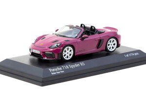 �~�j�`�����v�X × �^�[�}�b�N���[�N�X 1/64 �|���V�F 718 982 �X�p�C�_�[ RS 2023 ���r�[�X�^�[ 1776�����Minichamps × Tarmac Works 1:64 Porsche 718 (982) Spyder RS 2023 rubystar Limited 1776 pcs