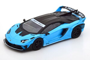 MINI GT 1/64 {M[j AF^h[ GT EVO LB [NX Cgu[ /ubNMINI GT 1:64 LAMBORGHINI Aventador GT Evo LB Works lightblue black
