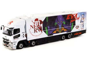 ^[}bN[NX 1/64 OH ӂ X[p[O[g G@[VO gX|[^[ JTarmac Works 1:64 Mitsubishi Fuso Super Great EVA Racing Transporter
