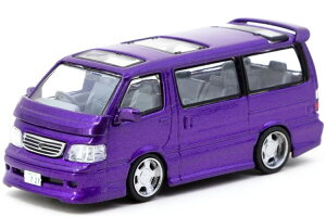 ^[}bN[NX 1/64 g^ nCG[X S JX^ p[vTarmac Works 1:64 Toyota Hiace Wagon Custom Purple
