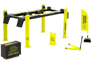 �^�[�}�b�N���[�N�X 1/64 �A�N�Z�T���[ �K���[�W�c�[���Z�b�g �X�`���[�f���g �h���C�o�[Tarmac Works 1/64 Accessories Garage Tools set Student Driver