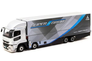 �^�[�}�b�N���[�N�X 1/64 �O�H�ӂ��� �X�[�p�[�O���[�gTarmac Works 1:64 Mitsubishi Fuso Super Great