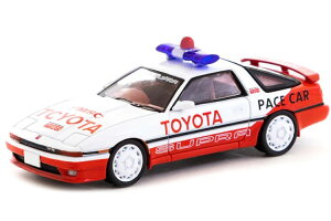 ^[}bN[NX 1/64 g^ X[vy[XJ[ zCg bhTarmac Works 1:64 Toyota Supra Pace Car white red