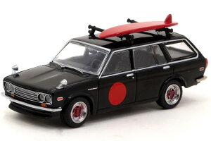 ^[}bN[NX 1/64 _bgT u[o[h 510 S ubN MIJO XyV GfBVTarmac Works 1/64 Datsun Bluebird 510 Wagon Black MIJO Special Edition
