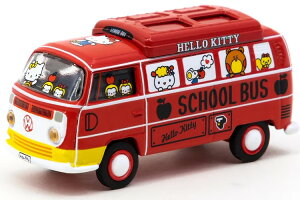 �V���R�[ × �^�[�}�b�N���[�N�X 1/64 �t�H���N�X���[�Q�� �^�C�v2 T2 �o�X �n���[�L�e�BSchuco x Tarmac Works 1:64 Volkswagen Type 2 T2 Bus Hello Kitty