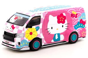 ^[}bN[NX 1/64 g^ nCG[X Ch{fB n[LeB JvZ T}[ tFXeBoTarmac Works 1:64 Toyota Hiace Widebody Hello Kitty Capsule Summer festival