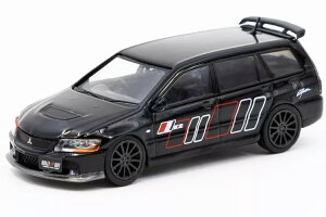 ^[}bN[NX 1/64 OH T[ G{[V S A[g ubNTarmac Works 1:64 Mitsubishi Lancer Evolution Wagon Ralliart black