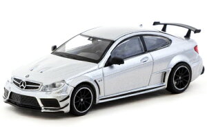 ^[}bN[NX 1/64 ZfXExc C63 AMG N[y ubNV[Y Vo[^bNTarmac Works 1:64 Mercedes-Benz C63 AMG Coupe Black Series Silver Metallic