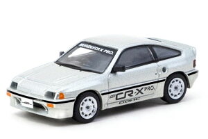 �^�[�}�b�N���[�N�X 1/64 �z���_ �o���[�h �X�|�[�c ���� CR-X �v�� �V���o�[Tarmac Works 1:64 Honda Ballade Sports Mugen CR-X Pro silver