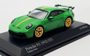 �^�[�}�b�N���[�N�X × �~�j�`�����v�X 1/64 �|���V�F 911 992 GT3 �p�C�\�� �O���[�� 1200�����Tarmac Works x Minichamps 1:64 Porsche 911 992 GT3 Python Green Limited 1200 pcs