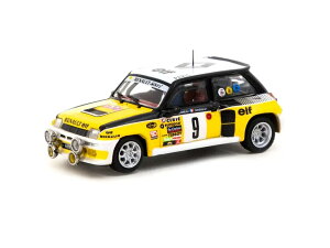 �^�[�}�b�N���[�N�X 1/64 ���m�[ 5 �^�[�{ �����[�E�����e�J���� 1981 #9 �D��Tarmac Works 1:64 Renault 5 Turbo Monte Carlo Rally 1981 #9 Winner