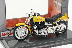 }CXg 1/18 n[[_rbh\ FXS [C_[ 1977 CG[Maisto 1:18 HARLEY DAVIDSON FXS Low Rider year 1977 yellow