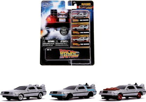 �W���_ 1/87 �^�C���}�V���f�����A��3��Z�b�g �o�b�N�E�g�D�E�U�E�t���[�`���[JADA 1/87 DE LOREAN - SET 3X TIME MACHINE - BACK TO THE FUTURE