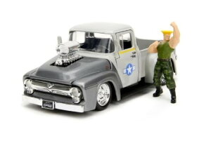 W_gCY 1/24 tH[h USA sbNAbv Xg[gt@C^[tBMAt 1956Jadatoys 1:24 FORD USA - PICK-UP WITH STREET FIGHTER FIGURE 1956