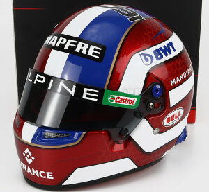 ~jwbg 1/2 x F1 JXR m[ #31MINI HELMET 1/2 BELL HELMET F1 CASCO HELMET RENAULT A522 TEAM ALPINE BWT N 31 SEASON 2022 ESTEBAN OCON