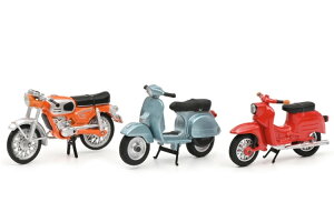 VR[ 1/43 W\ Vx 3 Zbg KR51/1 1968 + ZUNDAPP KS50 SUPER SPORT 1950 - PIAGGIO xXp 150 PXSchuco 1:43 SimsonSET 3X SCHWALBE KR51/1 1968 + ZUNDAPP KS50 SUPER SPORT 1950 - PIAGGIO VESPA 150 PX Colour: VARIOUS