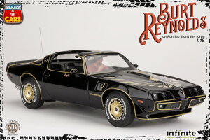 CLC 1/18 |eBAbN gU ^[{ 1977 o[g CmY tBMAt TV f - X[L[ Ah ofBbg CLC Models 1:18 PONTIAC - TRANS-AM TURBO 1977 - WITH BURT REYNOLDS FIGURE - TV MOVIE - SM