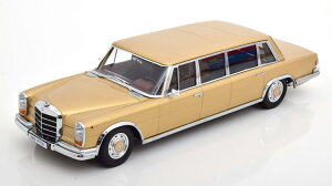 KK-SCALE 1/18 ZfX 600 LWB W100 v} 1964 S[h^bNKK-Scale 1:18 Mercedes 600 LWB W100 Pullman 1964 goldmetallic