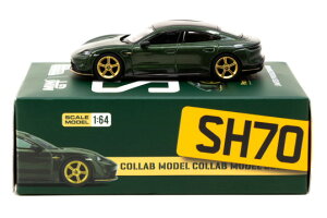 MiniGT X �^�[�}�b�N���[�N�X 1/64 �|���V�F �^�C�J�� �^�[�{ S �O���[��MiniGT X Tarmac Works 1/64 Porsche Taycan Turbo S Midnight Green SHMEE150 - COLLAB64
