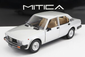 Mitica 1/18 At@I AtFb^ x[i 2000L 1978 Vo[ 500Mitica 1:18 Alfa Romeo ALFETTA BERLINA 2000L 1978 SILVER 749 LIMITED 500 ITEMS