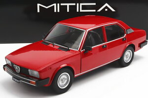 Mitica 1/18 At@I AtFb^ x[i 2000L 1978 bh 500Mitica 1:18 Alfa Romeo ALFETTA BERLINA 2000L 1978 ROSSO ALFA 501 RED LIMITED 500 ITEMS