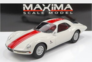 }LV} 1/18 At@I WA TZ2 N[y sjt@[i 1965 zCg/bhMAXIMA 1:18 ALFA ROMEO - GIULIA TZ2 COUPE PININFARINA 1965 WHITE RED