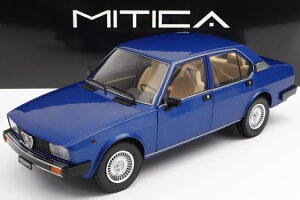 Mitica 1/18 At@I AtFb^ x[i 2000L 1978 u[ 500Mitica 1:18 Alfa Romeo ALFETTA BERLINA 2000L 1978 BLUE PERVINCA MET 349 LIMITED 500 ITEMS