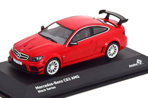 \h 1/43 ZfX AMG C63 N[y ubN V[Y 2012 bhSolido 1:43 Mercedes AMG C63 Coupe Black Series 2012 red