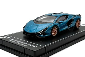 �L���X�}�[�g 1/64 �����{���M�[�j �V�A�� FKP 37 �n�C�u���b�h 2020 �u���[KINSMART 1:64 LAMBORGHINI - SIAN FKP 37 HYBRID 2020 BLUE