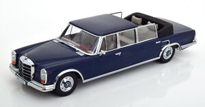 KK-SCALE 1/18 ZfX 600 LWB W100 h[bg 1964 _[Nu[KK-Scale 1:18 Mercedes 600 LWB W100 Landaulet 1964 darkblue