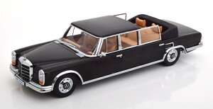 KK-SCALE 1/18 ZfX 600 LWB W100 h[bg 1964 ubNKK-Scale 1:18 Mercedes 600 LWB W100 Landaulet 1964 black