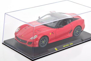 u[S 1/24 tF[ 599 GTO 2010 bh/ubN V[P[Xt JBburago 1:24 Ferrari 599 GTO 2010 red black with ShowCase could be slighly damaged