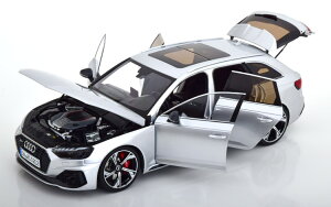 Keng Fai 1/18 AEfB RS4 Aog 2020 Vo[ ANZT[t JKengFai 1:18 Audi RS4 Avant 2020 silver with acessories