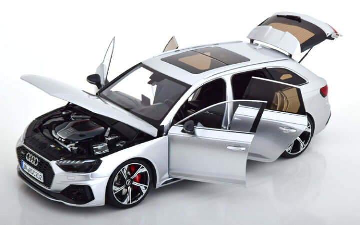 楽天市場】Keng Fai 1/18 アウディ RS4 アバント 2020 シルバー 