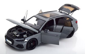 Keng Fai 1/18 AEfB RS4 Aog 2020 O[ ANZT[t JKengFai 1:18 Audi RS4 Avant 2020 grey with acessories