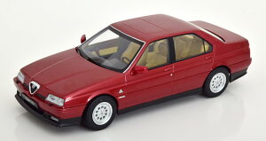 gv9 1/18 At@I 164 Q4 1994 bh^bNTriple 9 1:18 Alfa Romeo 164 Q4 1994 RED MET