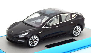 LS-COLLECTIBLES 1/18 �e�X�� ���f�� 3 �u���b�N 500�����LS-COLLECTIBLES 1:18 Tesla Model 3 black Limited Edition 500 pcs